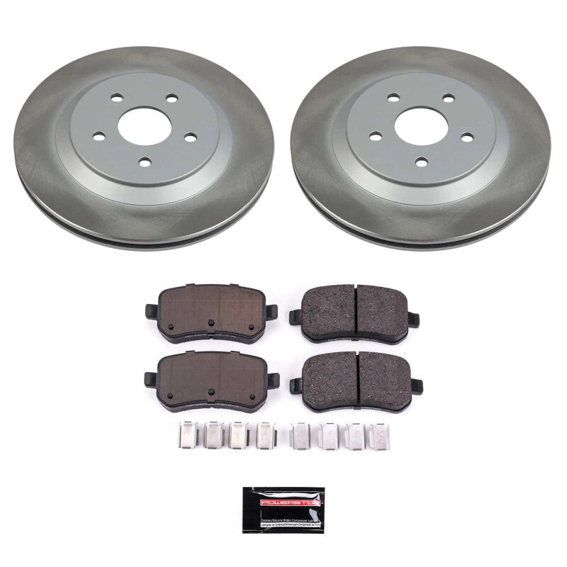 PSB Semi-Coated Rotor Kits - Power Stop 04-07 Mercury Monterey Rear Semi-Coated Rotor Kit