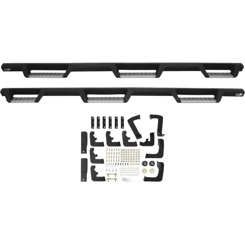WES Nerf Bars - HDX Drop - Westin/HDX 17-18 Ford F-250/350 Crew Cab (6.75ft Bed) Stainless Drop Nerf Step Bars - Textured Black
