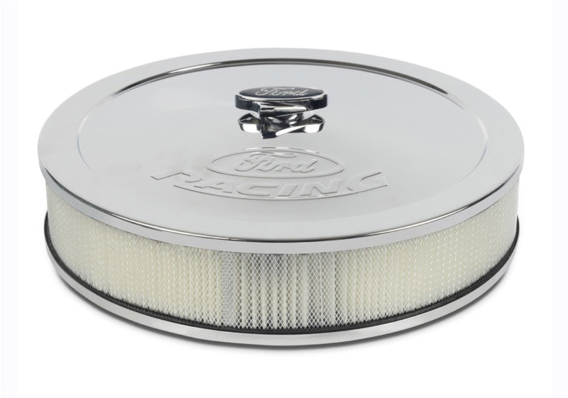 FR Air Cleaners - Ford Racing Chrome Air Cleaner w/ Emblem