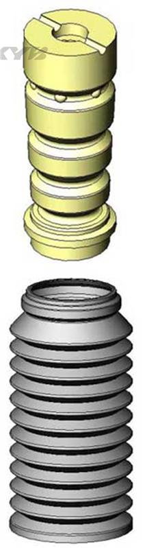 KYB Strut Boots - KYB Shocks & Struts Strut Boots Rear AUDI A4 2004-09 AUDI A6 2005-10 AUDI S4 2007-09 AUDI S6 2007-10