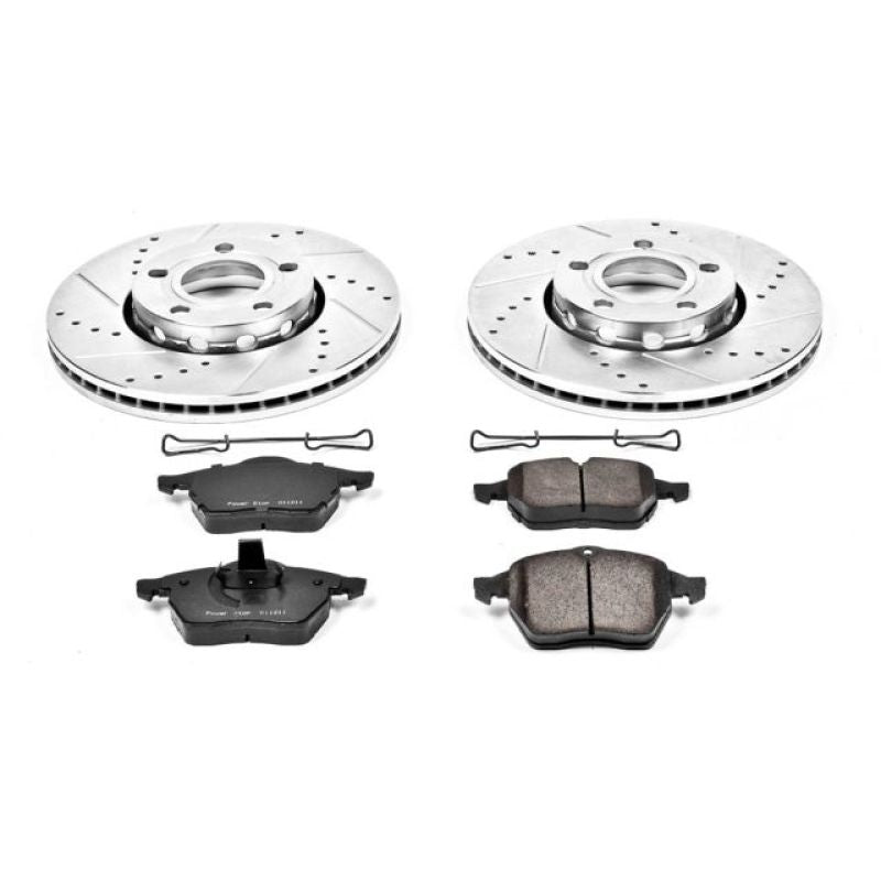 PSB Z23 Evolution Kit - Power Stop 96-98 Audi A4 Front Z23 Evolution Sport Brake Kit