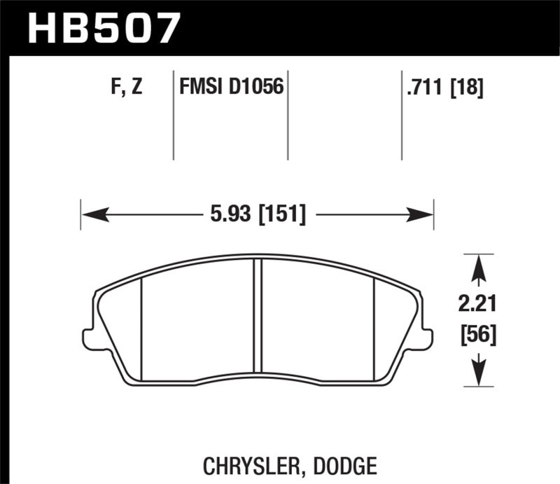 HAWK Ceramic Brake Pad Sets - Hawk Performance Ceramic Street Brake Pads