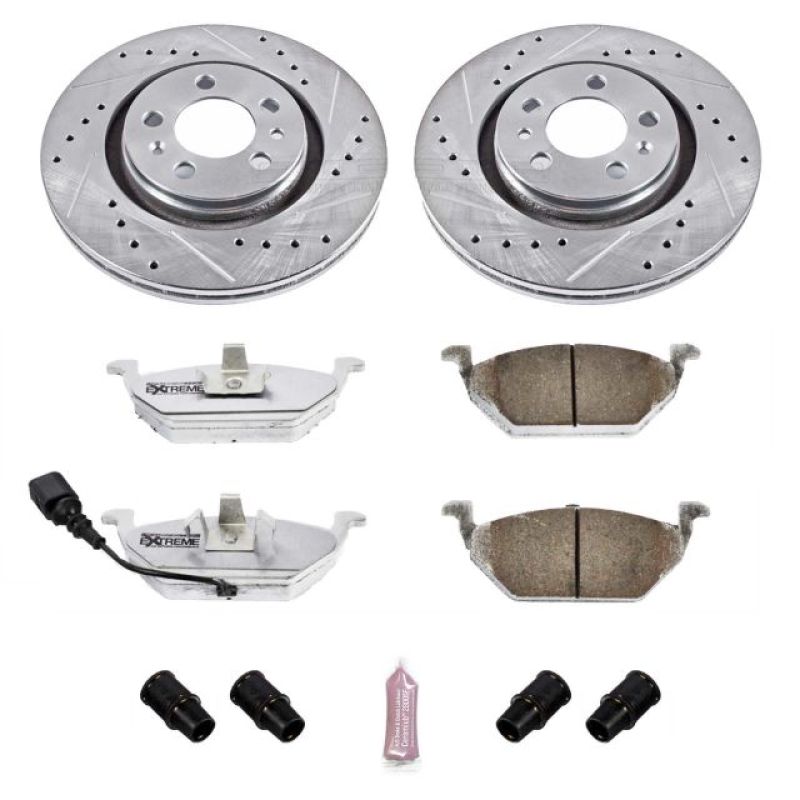 PSB Z26 Street Warrior Kit - Power Stop 99-06 Volkswagen Beetle Front Z26 Street Warrior Brake Kit