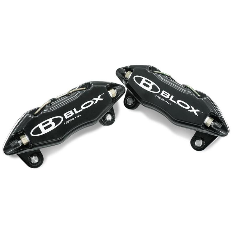 BX Tuner Series Brake Kit - BLOX Racing Forged 4 Piston Calipers - Pair (Fits Honda/Acura 262mm Rotors)