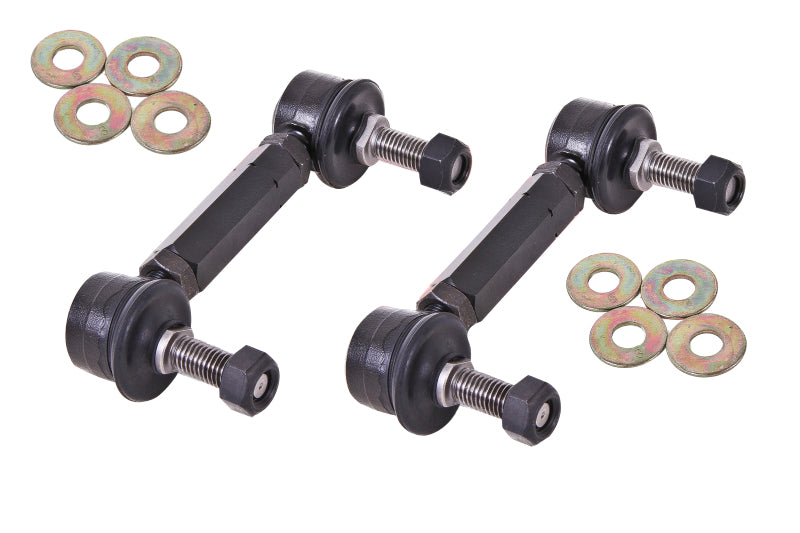 BMR End Links - BMR 15-17 S550 Mustang Rear Sway Bar End Link Kit - Black