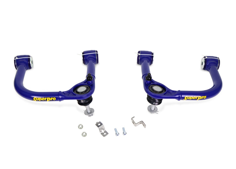 SPR Control Arms - Front - SuperPro 24+ Toyota Tacoma/Land Cruiser / Lexus GX550 Fixed Offset Upper Control Arms