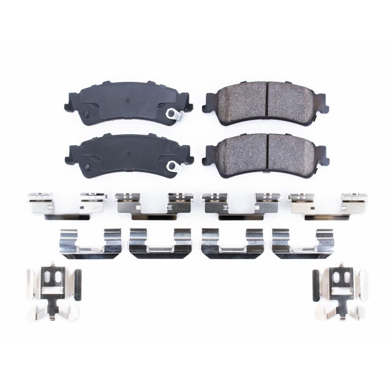 PSB Z17 Evolution Brake Pads - Power Stop 00-05 Cadillac DeVille Rear Z17 Evolution Ceramic Brake Pads w/Hardware