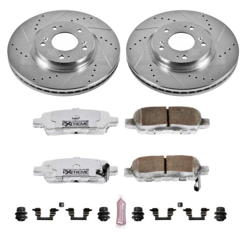 PSB Z26 Street Warrior Kit - Power Stop 02-06 Nissan Altima Rear Z26 Street Warrior Brake Kit