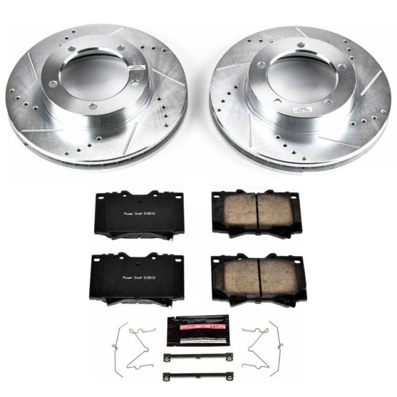 PSB Z23 Evolution Kit - Power Stop 98-07 Lexus LX470 Front Z23 Evolution Sport Brake Kit