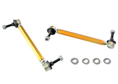 WL Sway Bar Links - Whiteline 02-06 Mini Cooper S Front Swaybar link kit-Adjustable ball end links