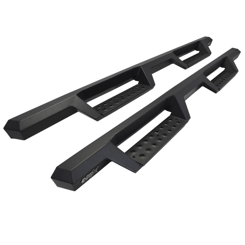 WES Nerf Bars - HDX Drop - Westin/HDX 2022 Toyota Tundra Double Cab Drop Nerf Step Bars - Textured Black