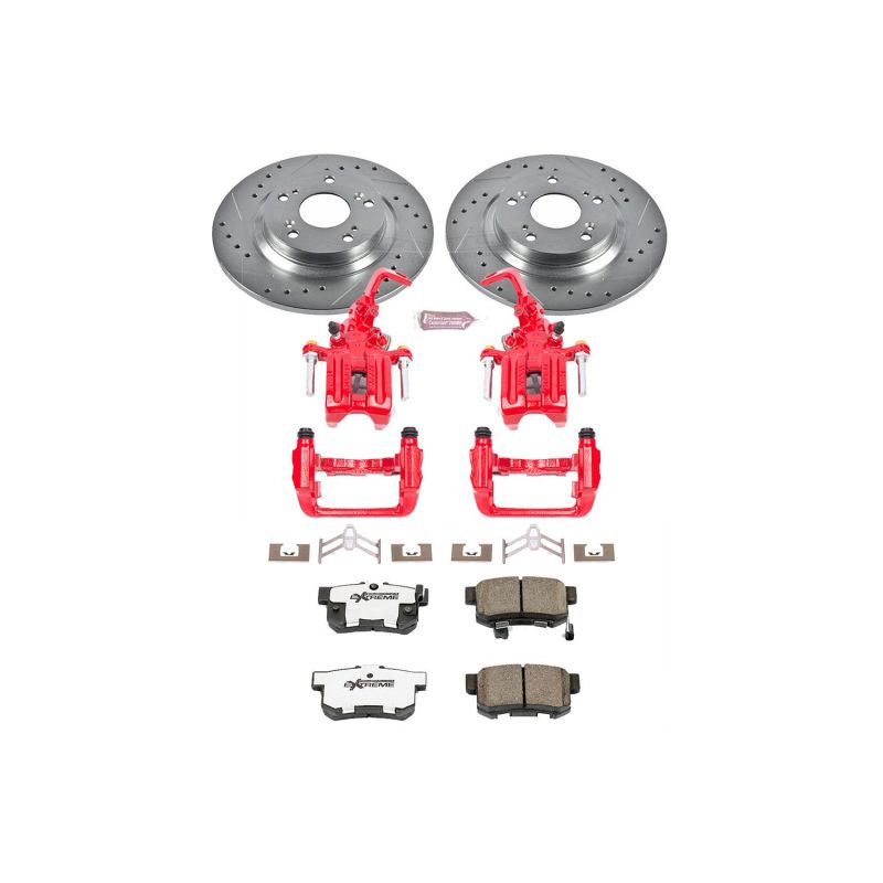 PSB Z26 Street Kit w/Cals - Power Stop 00-09 Honda S2000 Rear Z26 Street Warrior Brake Kit w/Calipers