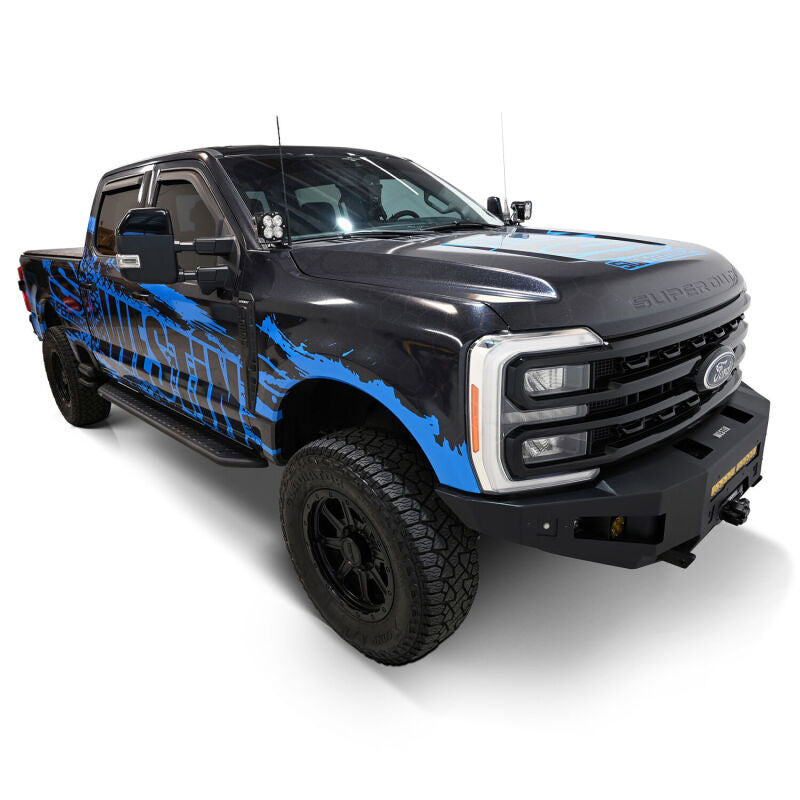 WES Running Boards - Outlaw - Westin 15-23 Ford F150 (SuperCrew) Outlaw Running Boards - Textured Black