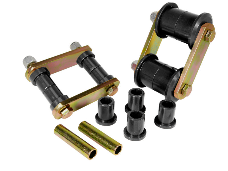 PRO Spring/Shackle Bush- Blk - Prothane 64-69 AMC HD Shackle Bushings - Black