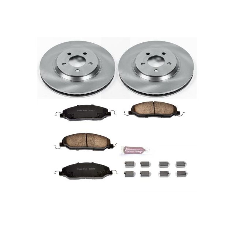 PSB Autospecialty Kit - Power Stop 05-10 Ford Mustang Front Autospecialty Brake Kit