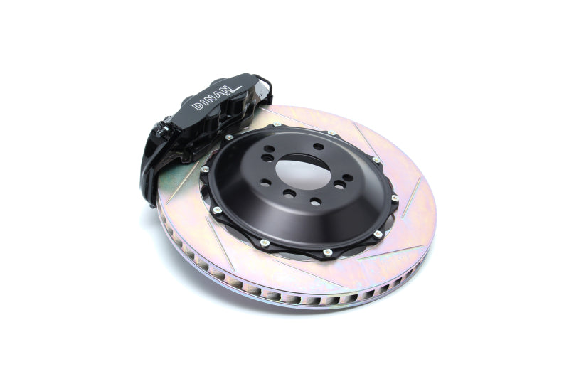 DNN Front Brake Kits - Dinan 08-13 BMW M3 Front Brake Kit - Black Calipers - Slotted