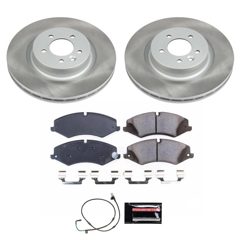 PSB Semi-Coated Rotor Kits - Power Stop 11-16 Land Rover LR4 Front Semi-Coated Rotor Kit