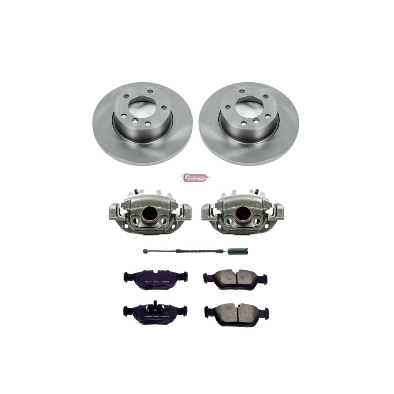 PSB Autospecialty Kit w/Cals - Power Stop 95-99 BMW 318ti Front Autospecialty Brake Kit w/Calipers