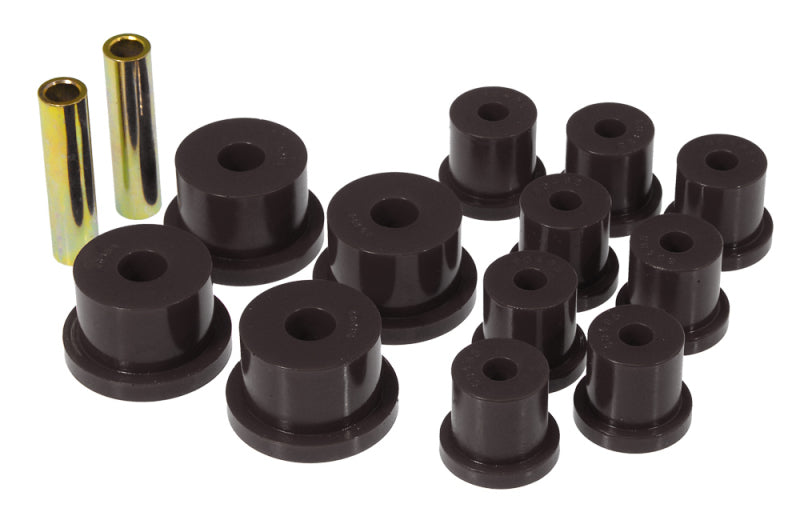 PRO Spring/Shackle Bush- Blk - Prothane 64-73 Ford Mustang Rear Spring & 1/2in Shackle Bushings - Black