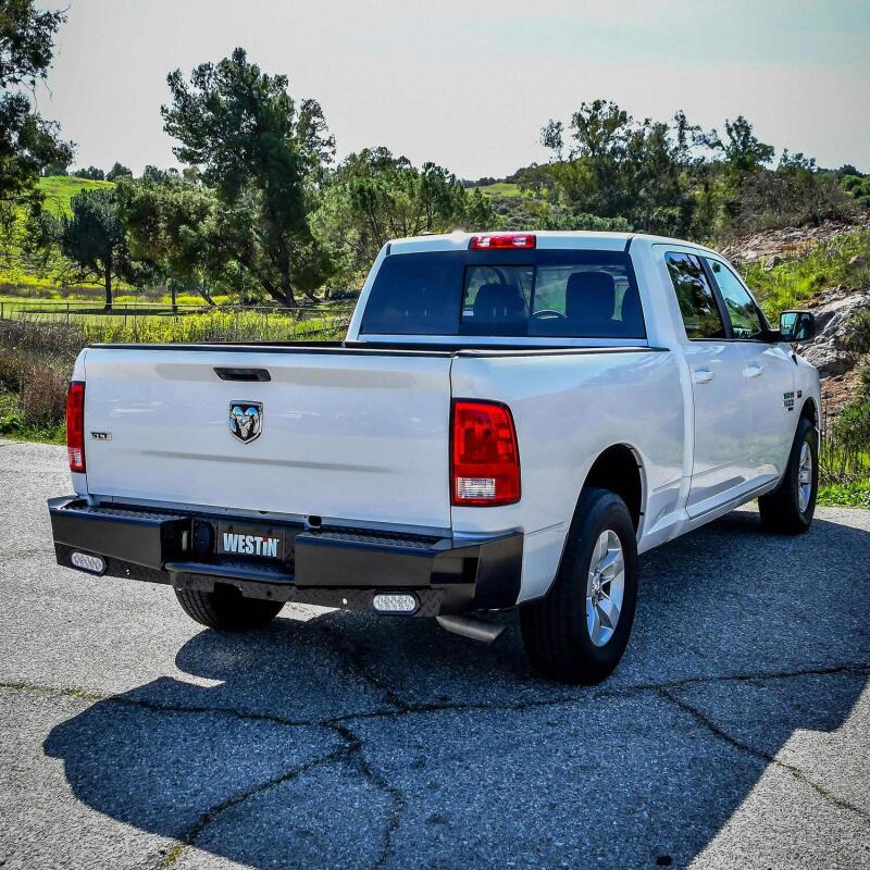 WES HDX Rear Bumpers - Westin 09-18 Ram 1500 HDX Bandit Rear Bumper - Black