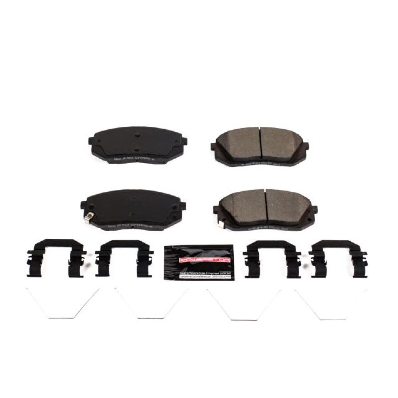 PSB Z23 Evolution Brake Pads - Power Stop 2019 Hyundai Elantra GT Front Z23 Evolution Sport Brake Pads w/Hardware