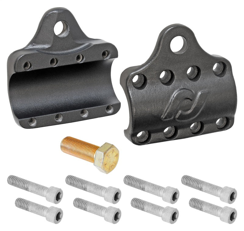 ROK Currectlync Steering Kits - RockJock Currectlync Ram Assist Tie Rod Clamp Bracket Forged Chromoly For 42mm 1 5/8in Tube