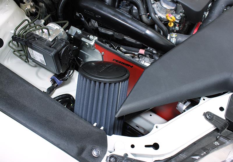 PA Cold Air Intake - PERRIN 15-21 Subaru WRX Cold-Air Intake w/Heatshield - Red