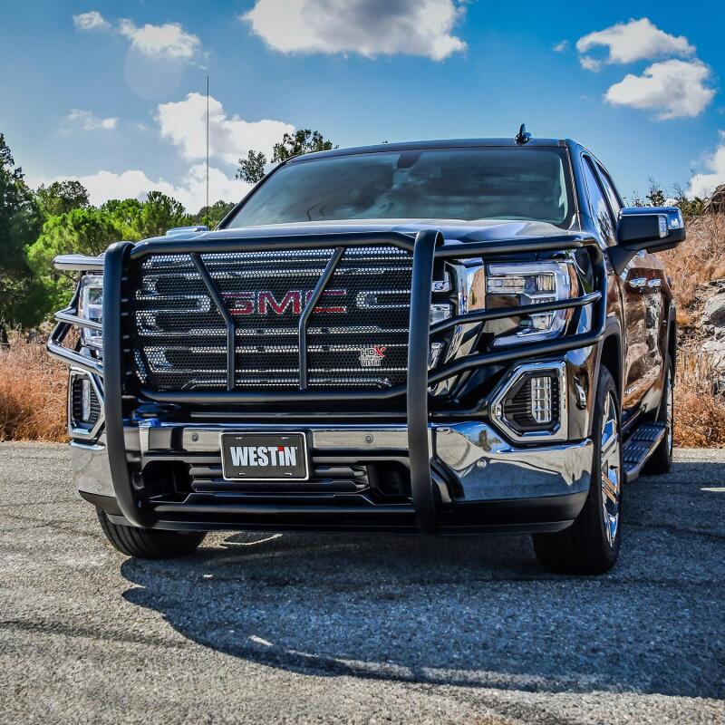 WES HDX Grille Guards - Westin 19-21 GMC Sierra 1500 HDX Grille Guard - Black