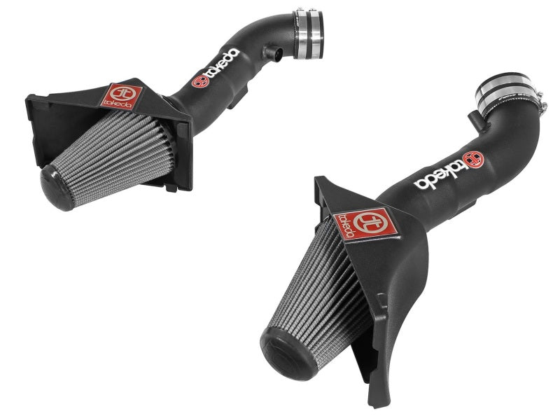 AFE Takeda Stage-2 Cold Air Intakes - aFe Takeda Stage-2 Intake System Pro Dry S Infiniti Q50 14-15 V6-3.7L