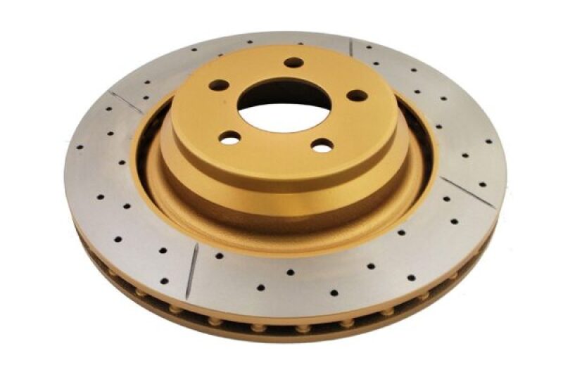 DBA Street Slot&Drill Rotors - DBA 08-15 Dodge Challenger SRT-8 Rear Drilled & Slotted Street Series Rotor