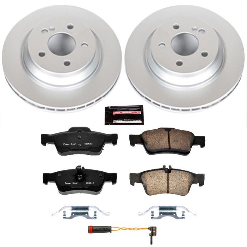 PSB Z23 Evolution Coated Kit - Power Stop 12-13 Mercedes-Benz S350 Rear Z23 Evolution Sport Coated Brake Kit