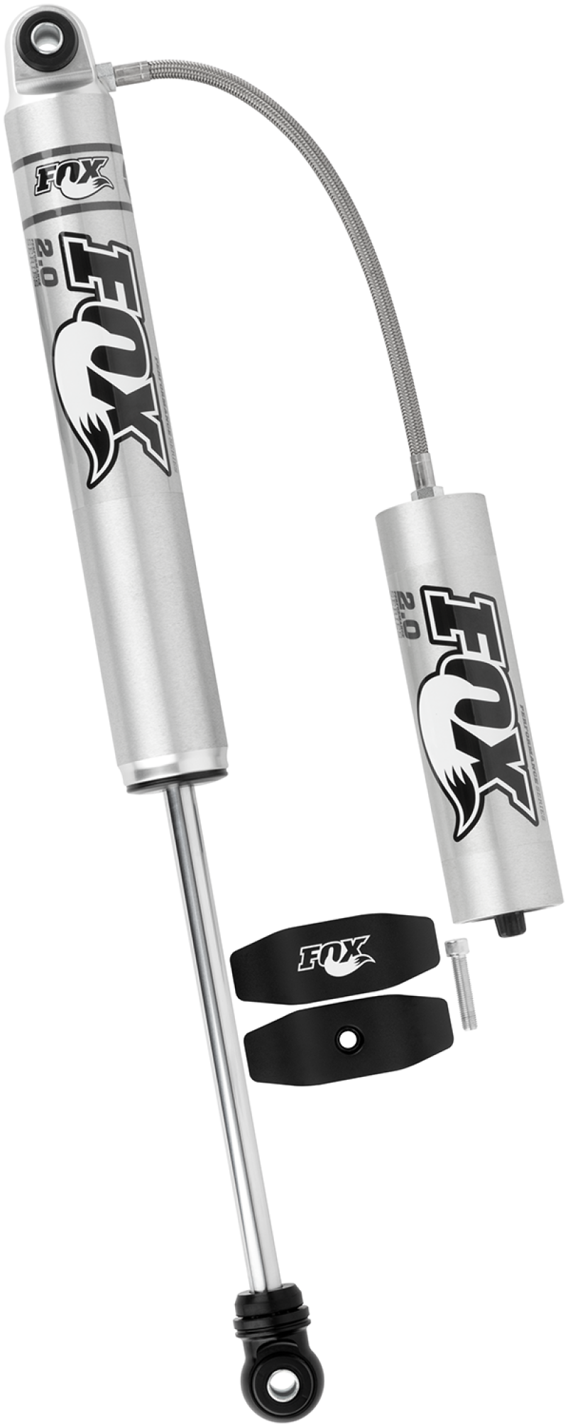 FOX 2.0 Perf Shock - Fox 2.0 Performance Series 10.1in. Smooth Body R/R Shock Aluminum / Std Travel / Eyelet Ends - Black