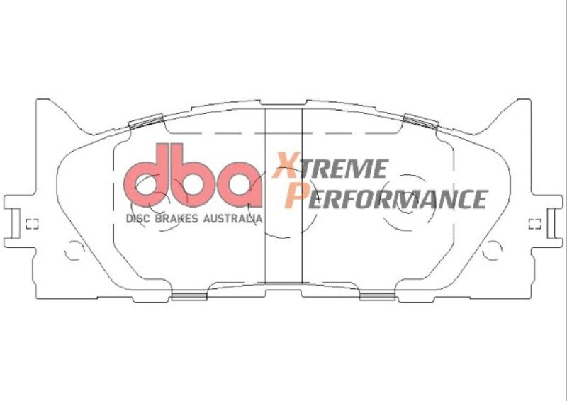 DBA XP Performance Brake Pads - DBA 07-18 Lexus ES350 XP Performance Front Brake Pads