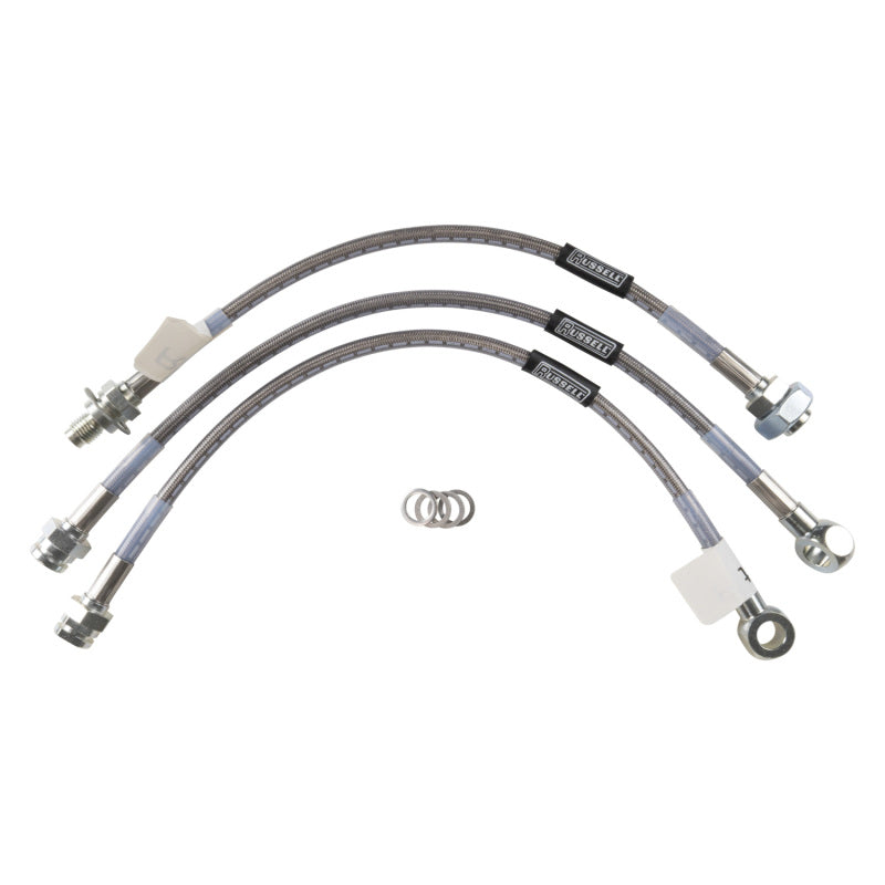 RUS Brake Line Kits - Russell Performance 67-68 Pontiac GTO (with 69-72 Front Disc Swap) Brake Line Kit