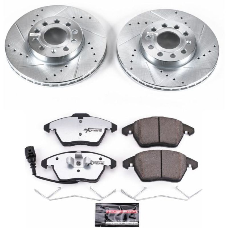 PSB Z26 Street Warrior Kit - Power Stop 10-12 Audi A3 Front Z26 Street Warrior Brake Kit