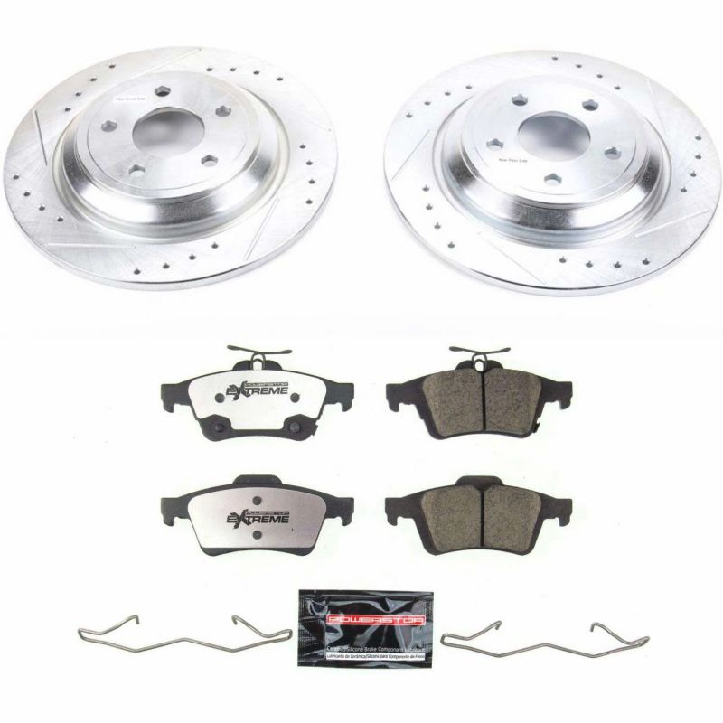 PSB Z26 Street Warrior Kit - Power Stop 16-18 Ford Focus Rear Z26 Street Warrior Brake Kit