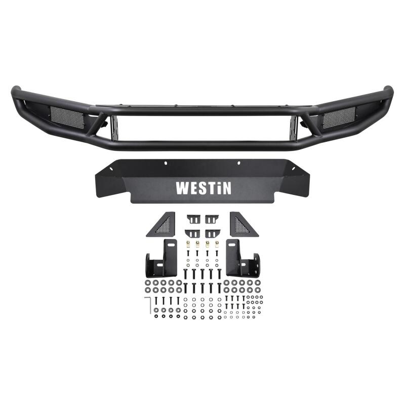 WES Outlaw Bumpers - Westin 17-20 Ford F-150 Raptor Outlaw Front Bumper - Tex. Blk