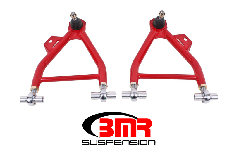 BMR Control Arms - BMR 94-04 Mustang Lower A-Arms (Coilover Only) w/ Adj. Rod End and STD. Ball Joint - Red