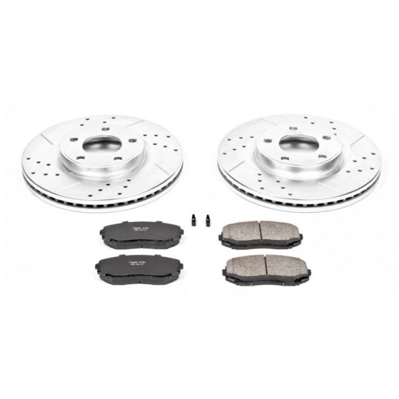 PSB Z23 Evolution Kit - Power Stop 07-09 Ford Edge Front Z23 Evolution Sport Brake Kit
