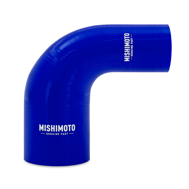 MM Couplers - 90 Deg - Mishimoto Silicone Reducer Coupler 90 Degree 2in to 3in - Blue