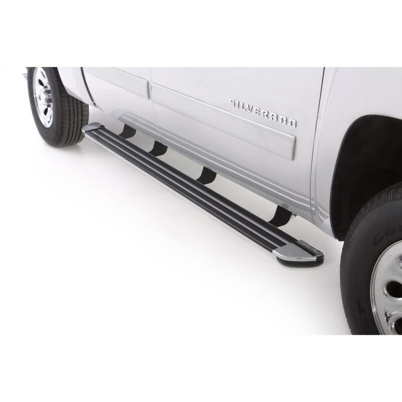 LND Crossroads Running Boards - Lund 15-17 Chevy Silverado 2500 Ext. Cab (Diesel) Crossroads 80in. Running Board Kit - Chrome