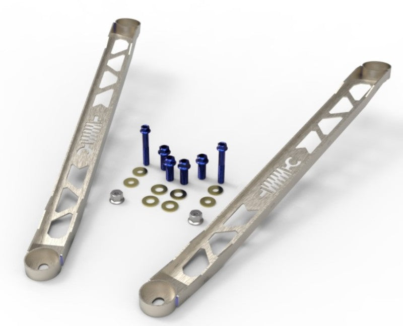 AFE Strut Braces - aFe CONTROL 304 Stainless Steel Front Suspension Strut Brace Raw - Toyota GR Supra (A90) 20-21