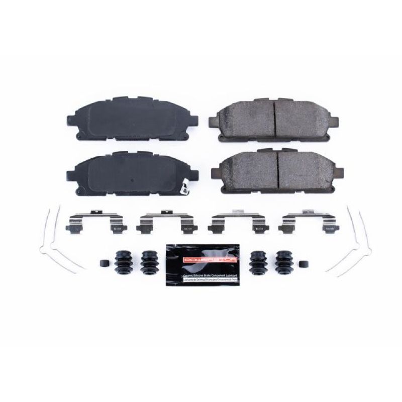 PSB Z23 Evolution Brake Pads - Power Stop 11-17 Nissan Quest Front Z23 Evolution Sport Brake Pads w/Hardware
