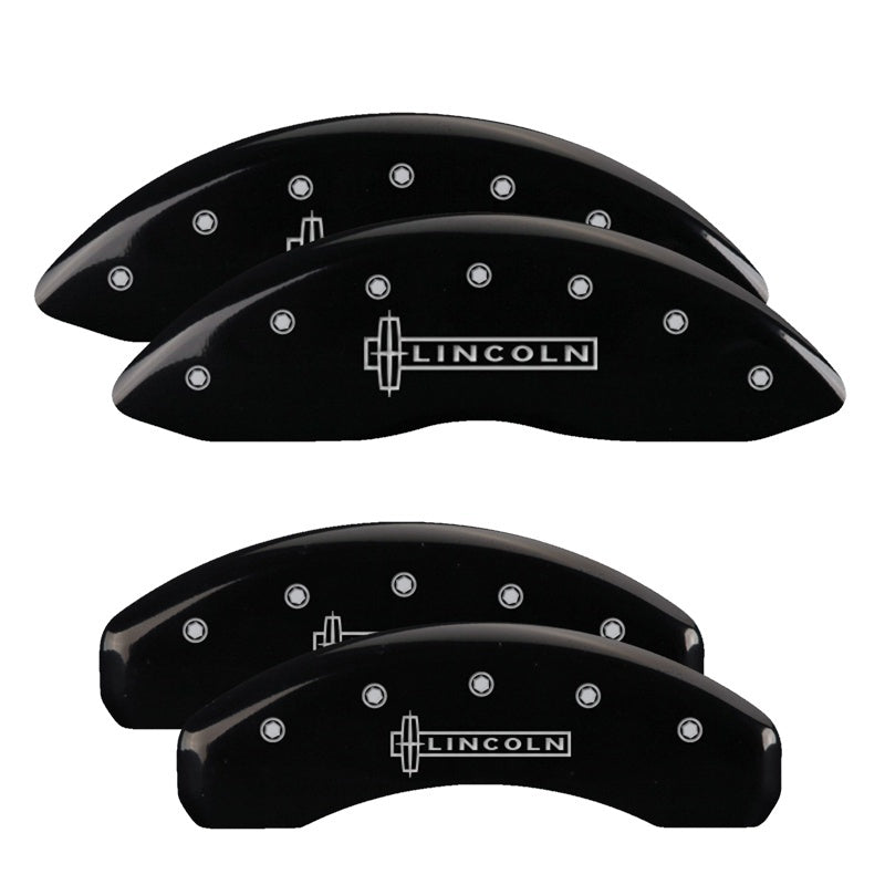 MGP Caliper Covers 4 Logo - MGP 4 Caliper Covers Engraved Front & Rear Lincoln Black Finish Silver Char 2019 Lincoln Navigator