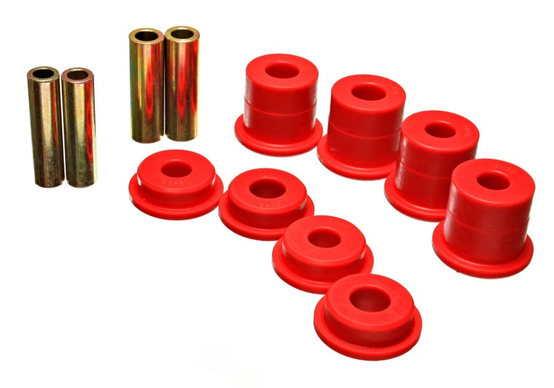 ES Subframe Bushings - Red - Energy Suspension Ford Rear Subframe Bushing Set - Red