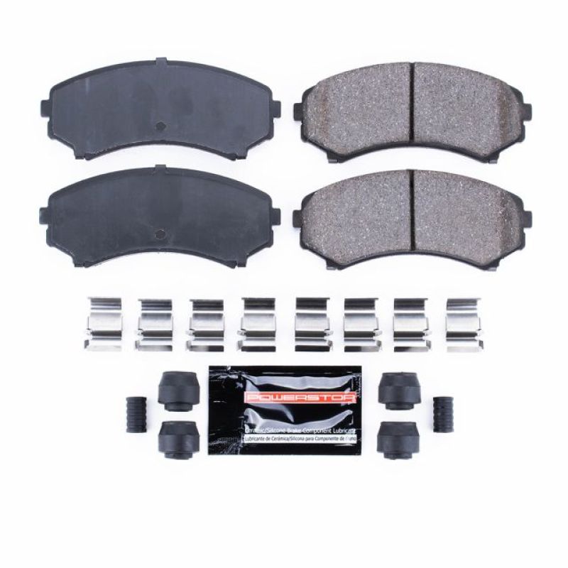 PSB Z23 Evolution Brake Pads - Power Stop 2002 Honda Passport Front Z23 Evolution Sport Brake Pads w/Hardware