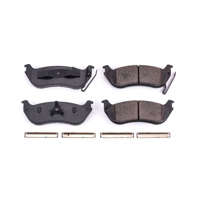 PSB Z17 Evolution Brake Pads - Power Stop 06-10 Ford Explorer Rear Z17 Evolution Ceramic Brake Pads w/Hardware