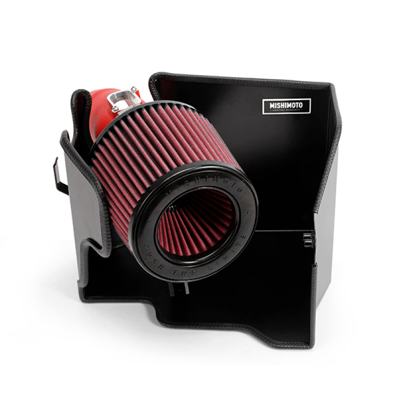 MM Air Intakes - Mishimoto 14-16 Mini Cooper S 2.0L Performance Air Intake Kit - Wrinkle Red