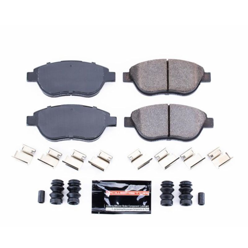 PSB Z23 Evolution Brake Pads - Power Stop 12-18 Fiat 500 Front Z23 Evolution Sport Brake Pads w/Hardware