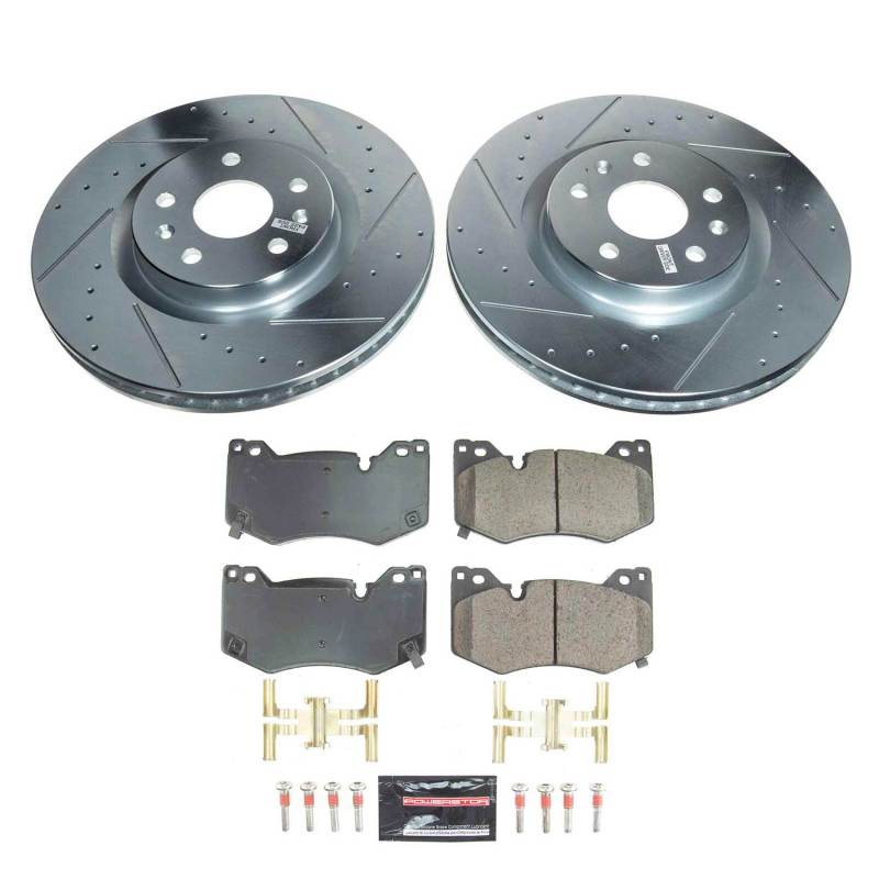 PSB Z23 Evolution Kit - Power Stop 20-21 Chevrolet Corvette Front Z23 Evolution Brake Kit